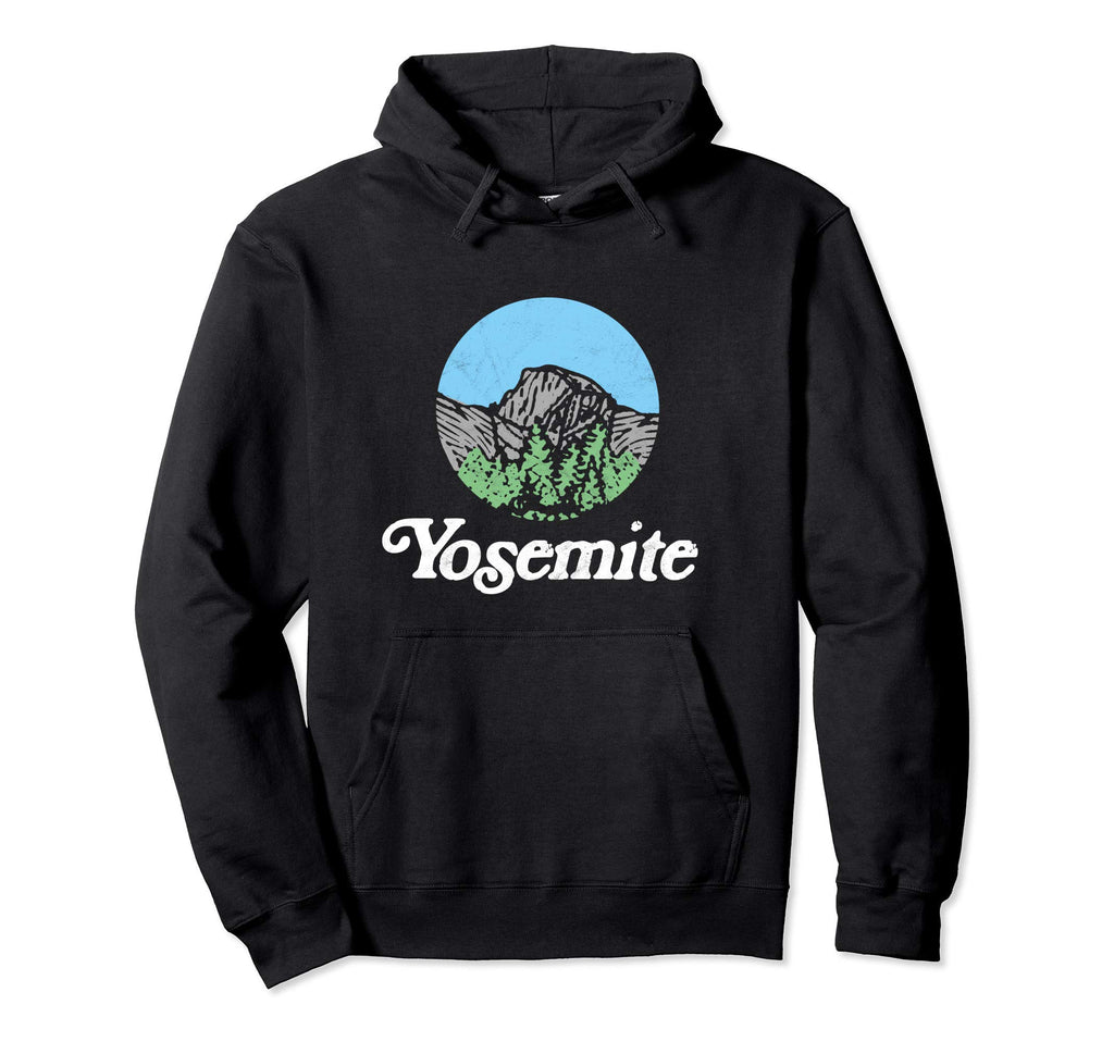 Yosemite National Park Trees Half Dome Hoodie - Minimalist Print Unisex - T-Shirt, Sweatshirt, Hoodie