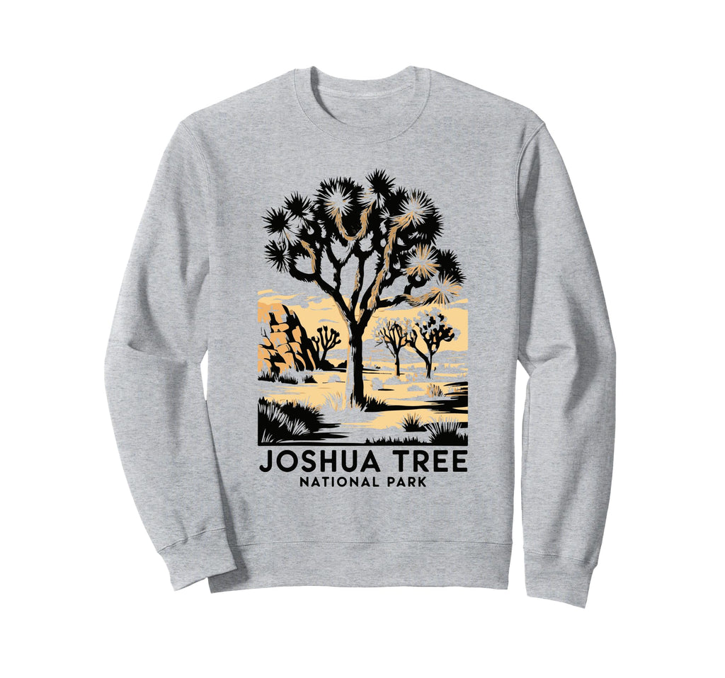 Joshua Tree National Park Art Sweatshirt - Unique Graphic for Adults - T-Shirt, Sweatshirt, Hoodie