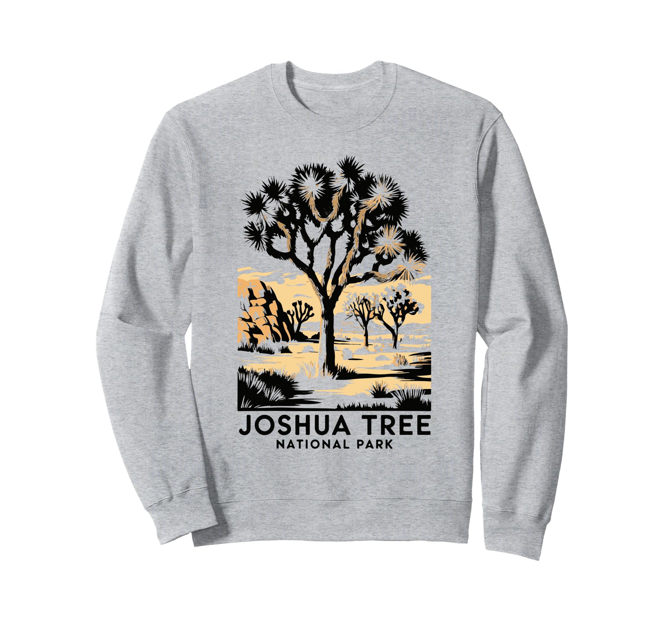 Joshua Tree National Park Art Sweatshirt - Unique Graphic for Adults - T-Shirt, Sweatshirt, Hoodie