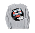 Cassette Tape Line Art Sweatshirt - Graphic Print for Adults - T-Shirt, Sweatshirt, Hoodie