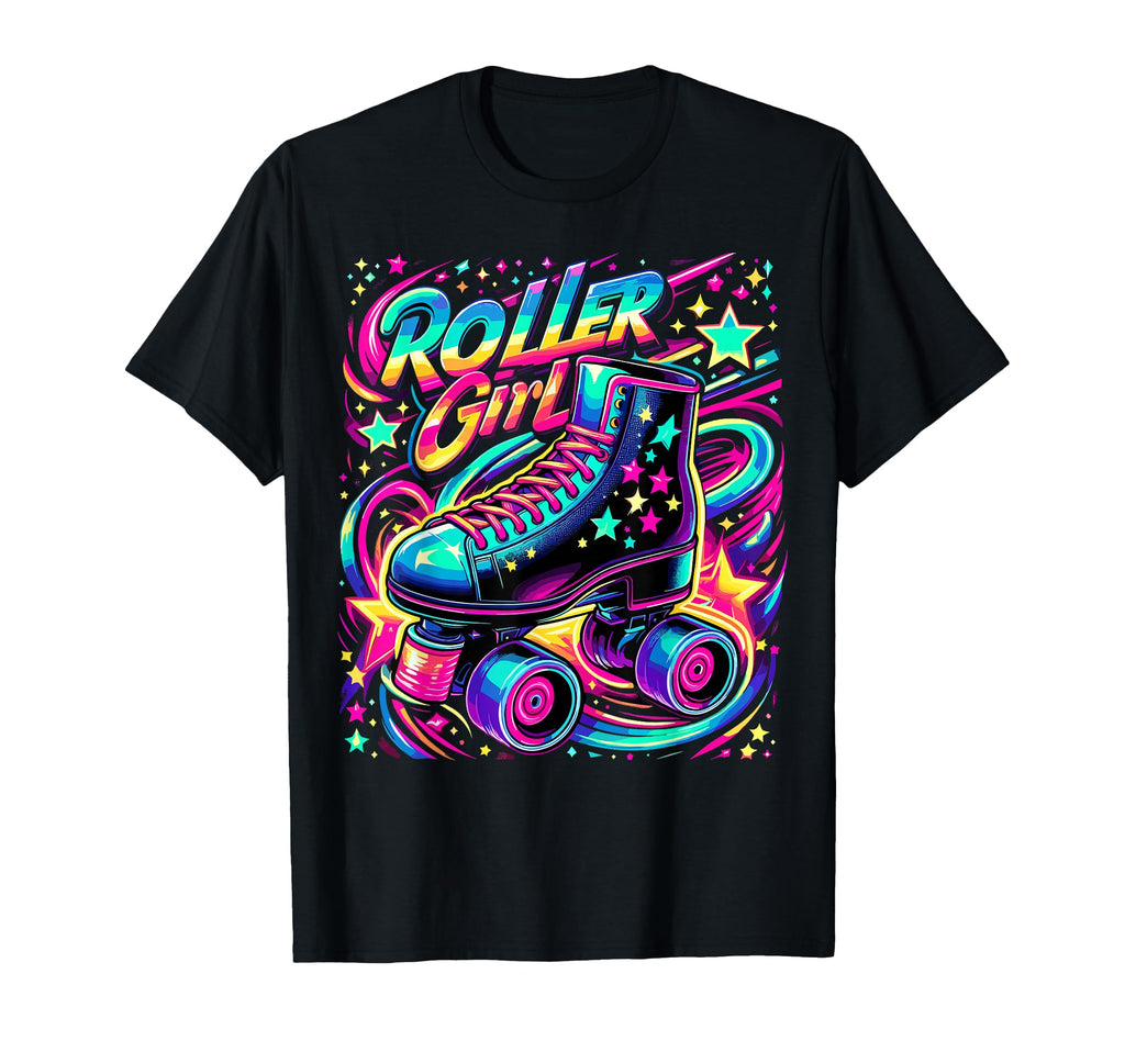 Roller Skater 90S 80S Skating Skates T-Shirt - Minimalist Print Unisex - T-Shirt, Sweatshirt, Hoodie