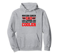 Coaching Soccer Dad Coach Soccer Coach Hoodie - Aesthetic Graphic Unisex - T-Shirt, Sweatshirt, Hoodie