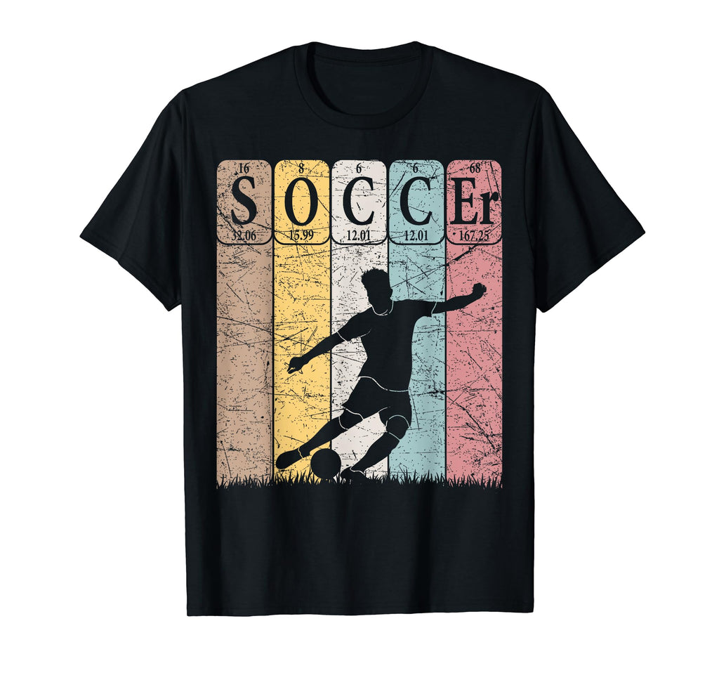 Soccer Periodic Table Elements T-Shirt - Casual Everyday Wear Men Women - T-Shirt, Sweatshirt, Hoodie