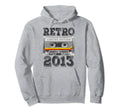 2013 Best 2013 Cassette Tape 9Th Birthday Hoodie - Trendy Graphic Unisex - T-Shirt, Sweatshirt, Hoodie