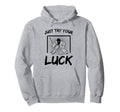 Just Try Your Luck Goalkeeper Ice Hoodie - Fun Novelty Design for Adults - T-Shirt, Sweatshirt, Hoodie