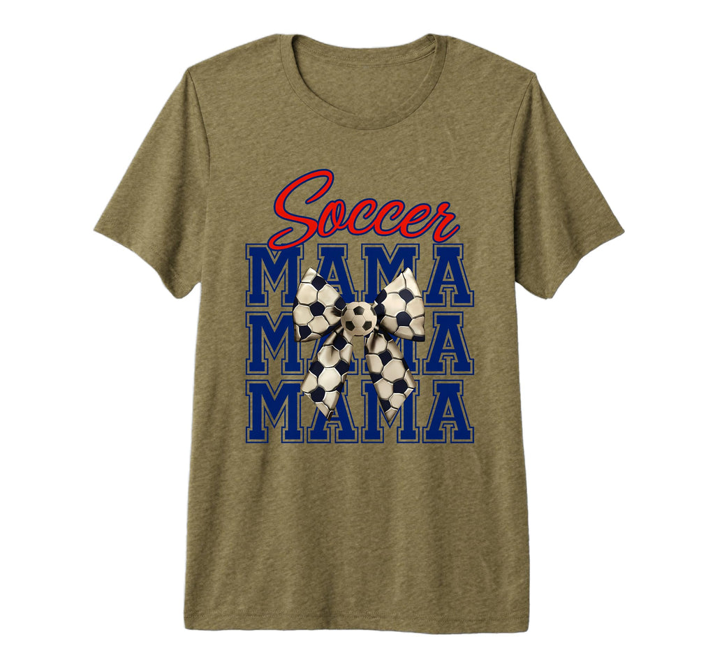 Soccer Mama Coquette Bow Aesthetic T-Shirt - Casual Everyday Wear Unisex - T-Shirt, Sweatshirt, Hoodie