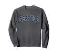 Seattle Washington Wa Sports Navy Sweatshirt - Fun Novelty Design Men Women - T-Shirt, Sweatshirt, Hoodie