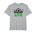 Soccer Is Life Passionate Fan T-Shirt - Aesthetic Graphic for Adults - T-Shirt, Sweatshirt, Hoodie