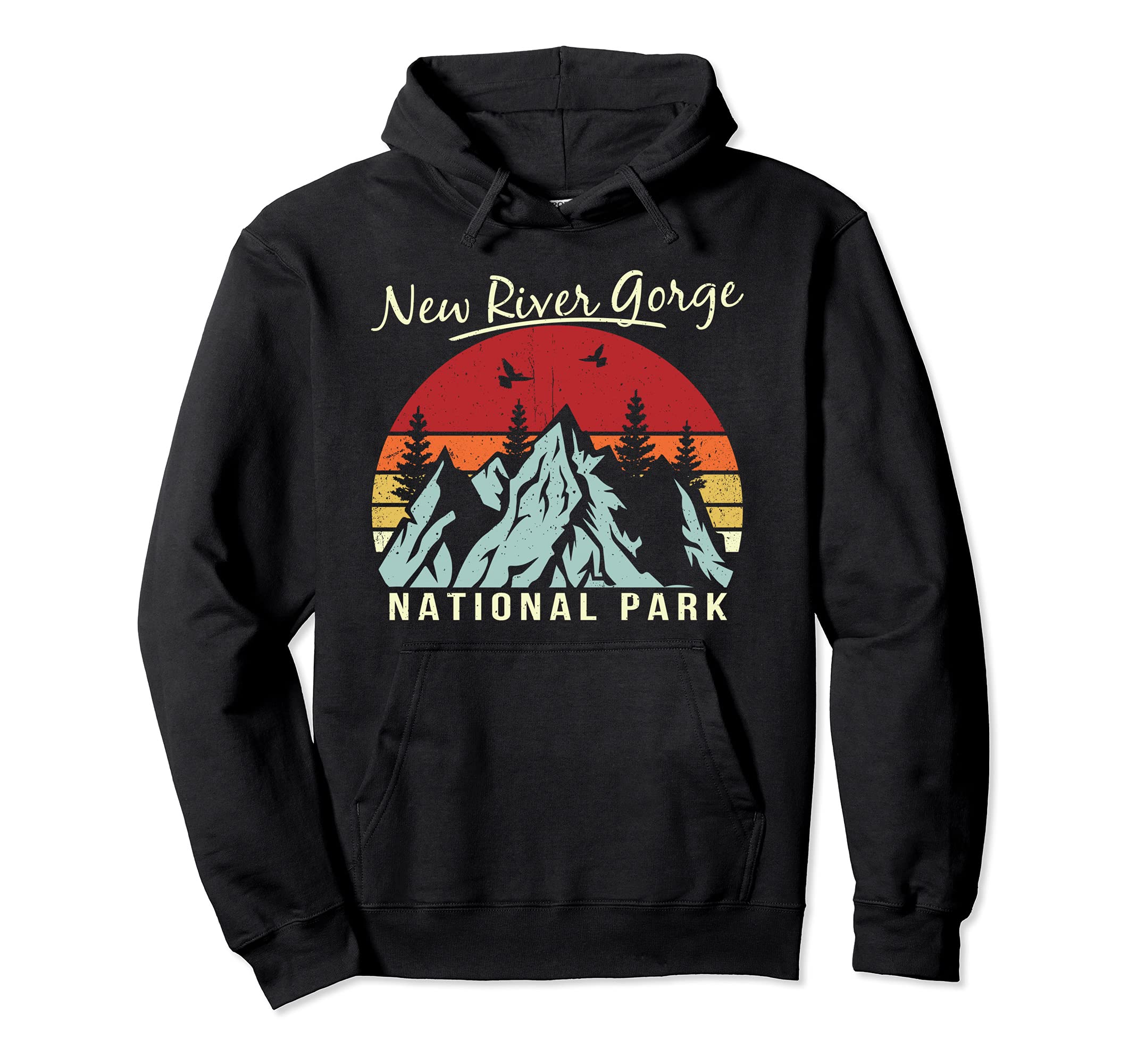 Hiking Camping New River Gorge National Hoodie - Streetwear Style Unisex - T-Shirt, Sweatshirt, Hoodie
