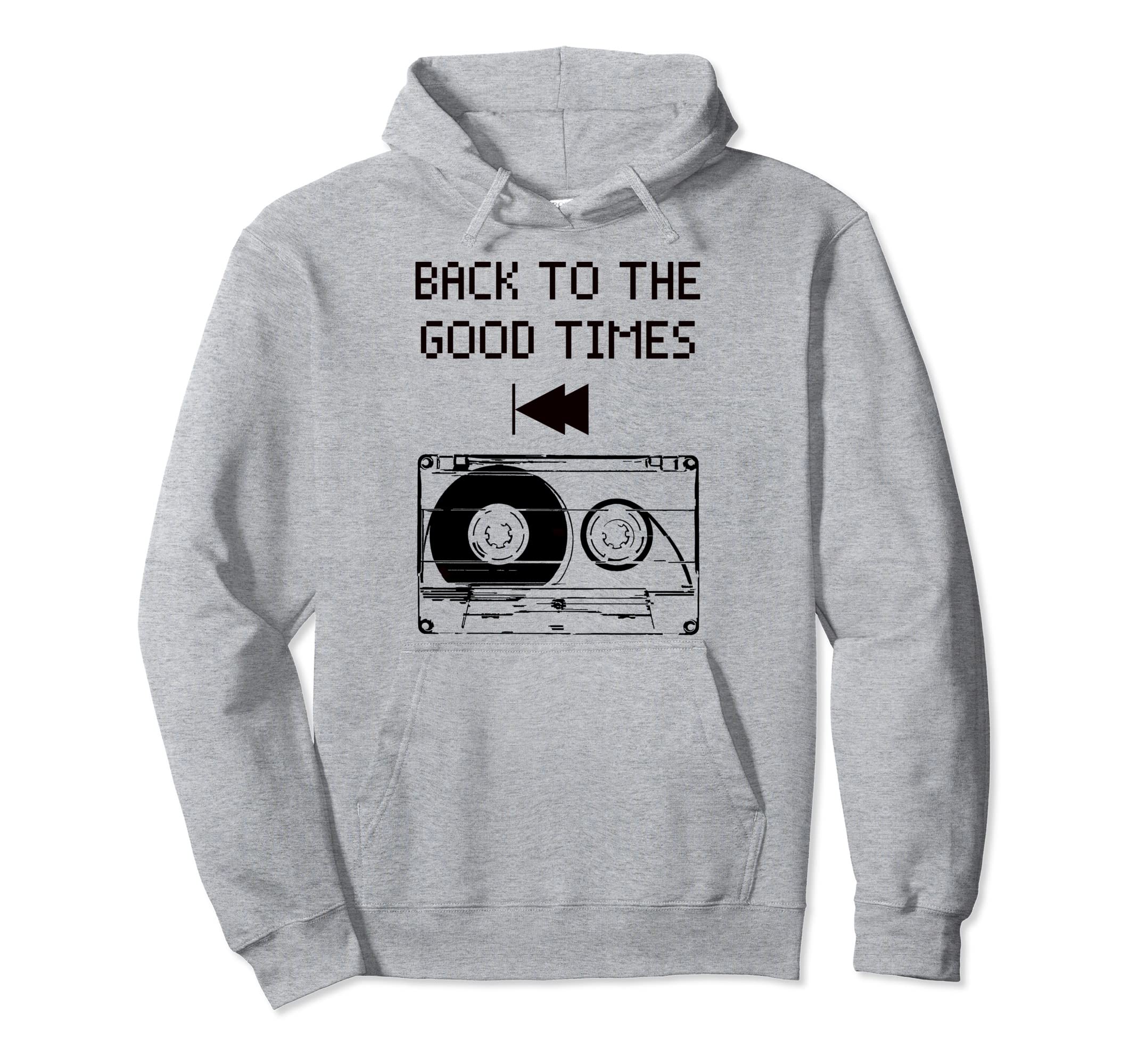 Kassette Old School Audio Tape Hoodie - Fun Novelty Design Men Women - T-Shirt, Sweatshirt, Hoodie