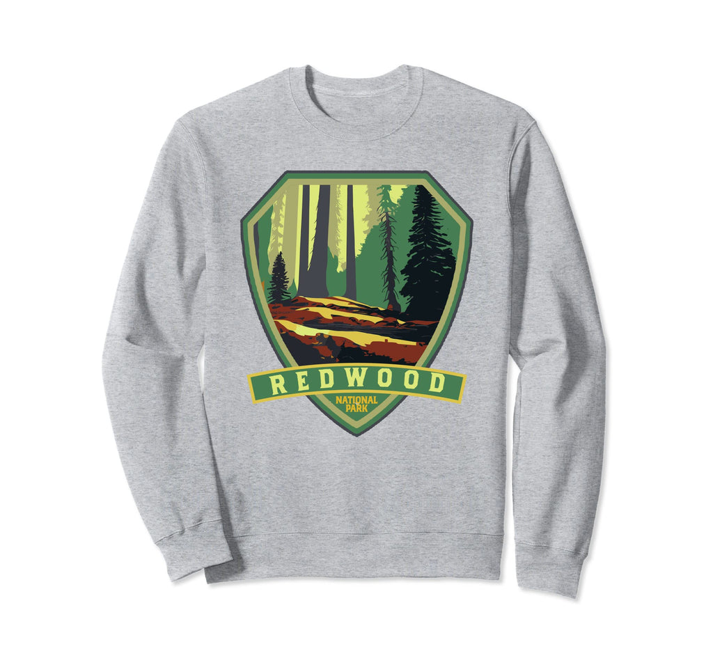 Redwood National Park Wpa Badge Sweatshirt - Fun Novelty Design Men Women - T-Shirt, Sweatshirt, Hoodie