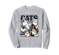 Cat Bootleg Grunge 90S Sweatshirt - Casual Everyday Wear Unisex - T-Shirt, Sweatshirt, Hoodie