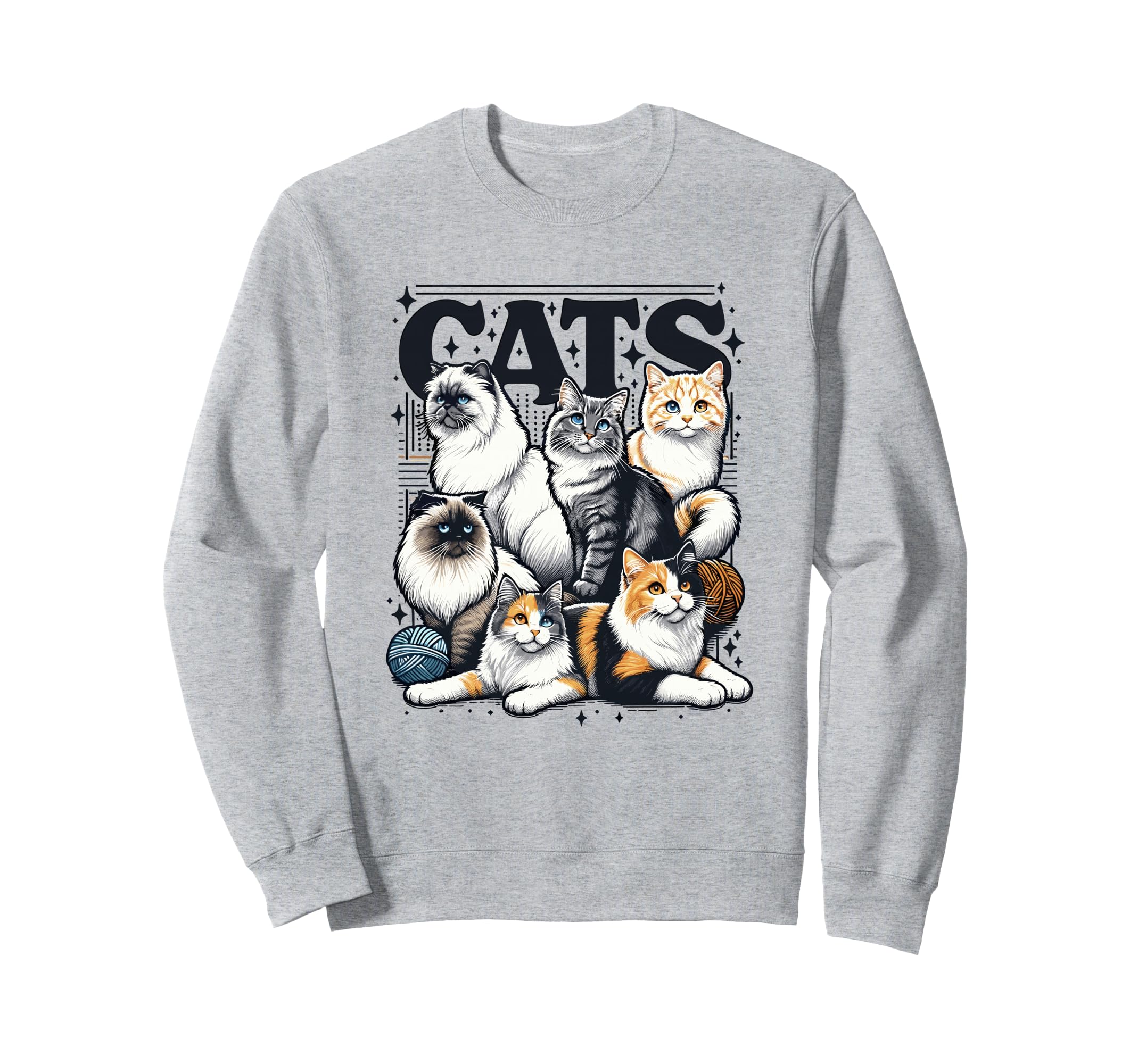 Cat Bootleg Grunge 90S Sweatshirt - Casual Everyday Wear Unisex - T-Shirt, Sweatshirt, Hoodie