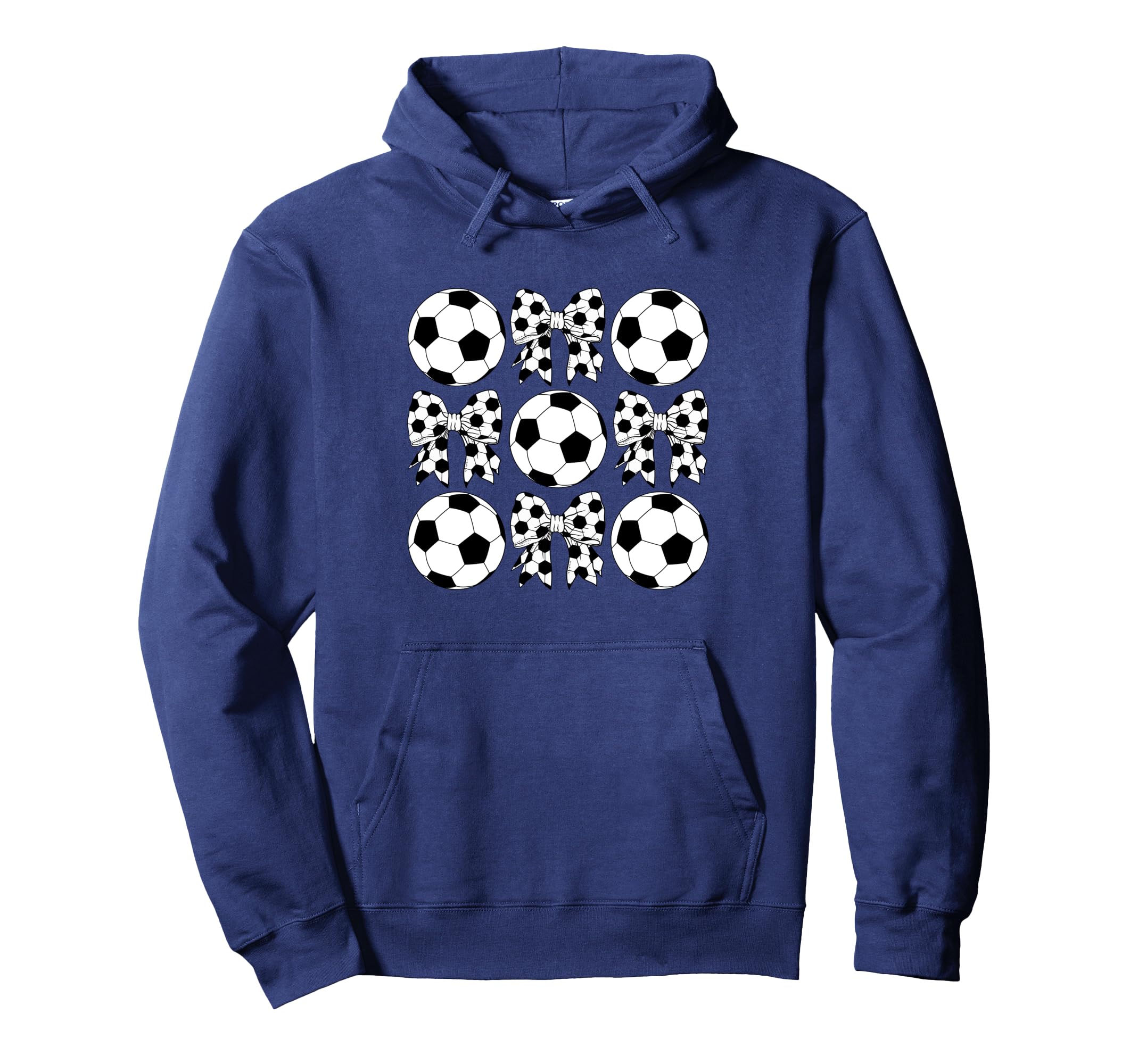 Womens Soccer Mama Coquette Bow Hoodie - Minimalist Print for Adults - T-Shirt, Sweatshirt, Hoodie