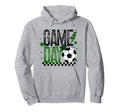 Game Day Soccer Season Black Green Gold Hoodie - Novelty Apparel Men Women - T-Shirt, Sweatshirt, Hoodie
