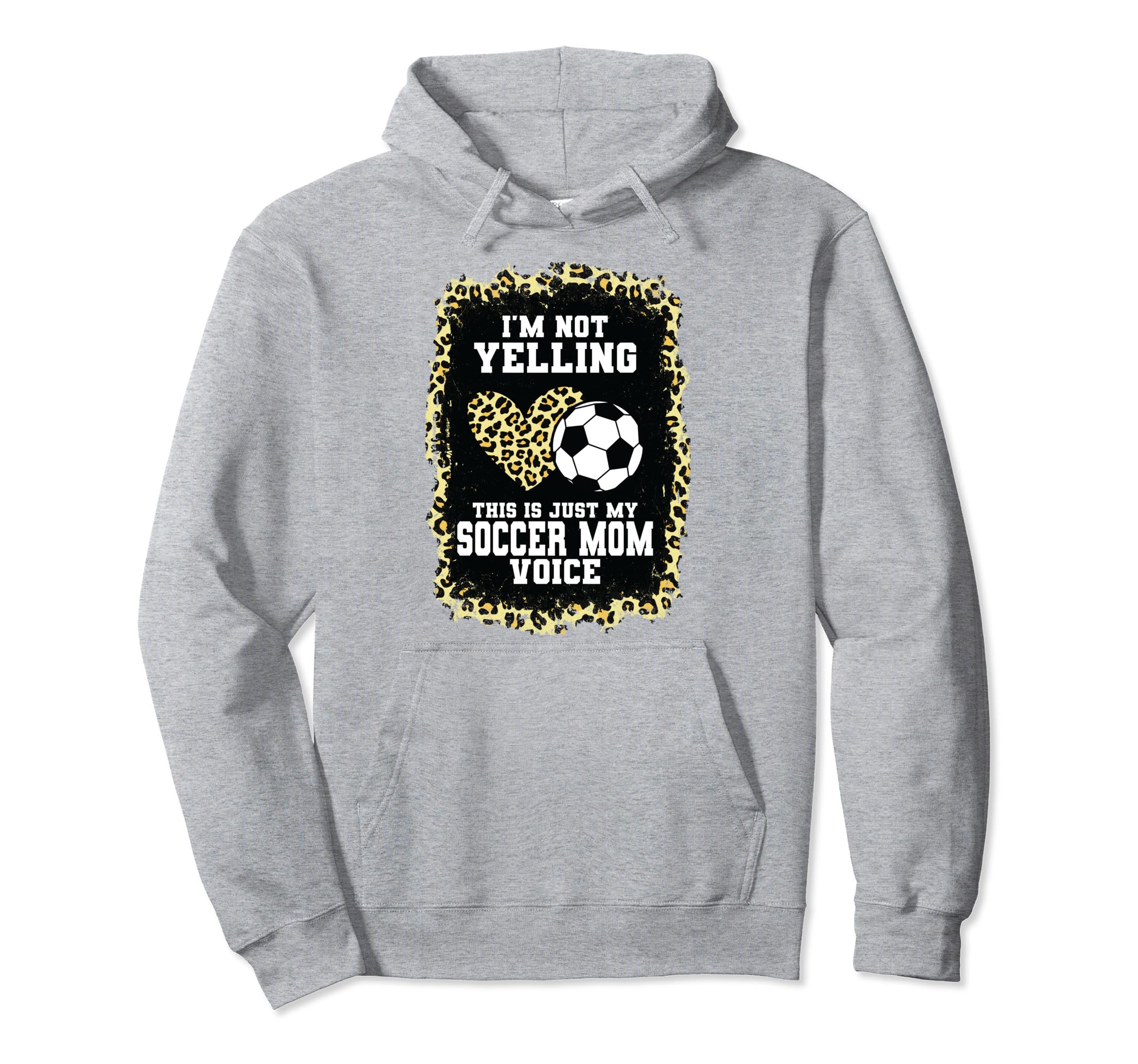My Soccer Mom Voice Heart Soccer Mom Hoodie - Aesthetic Graphic Unisex - T-Shirt, Sweatshirt, Hoodie