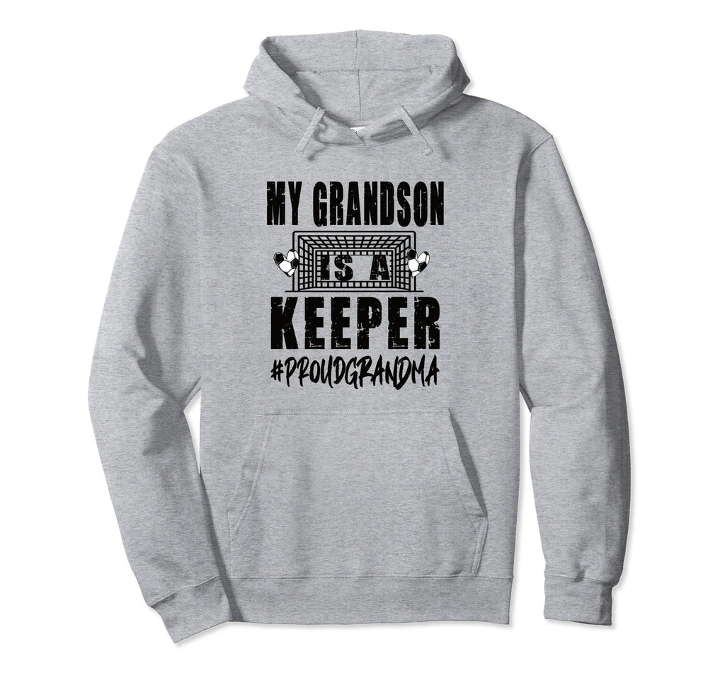 My Grandson Is Keeper Soccer Goalkeeper Hoodie - Custom Art Print Unisex - T-Shirt, Sweatshirt, Hoodie