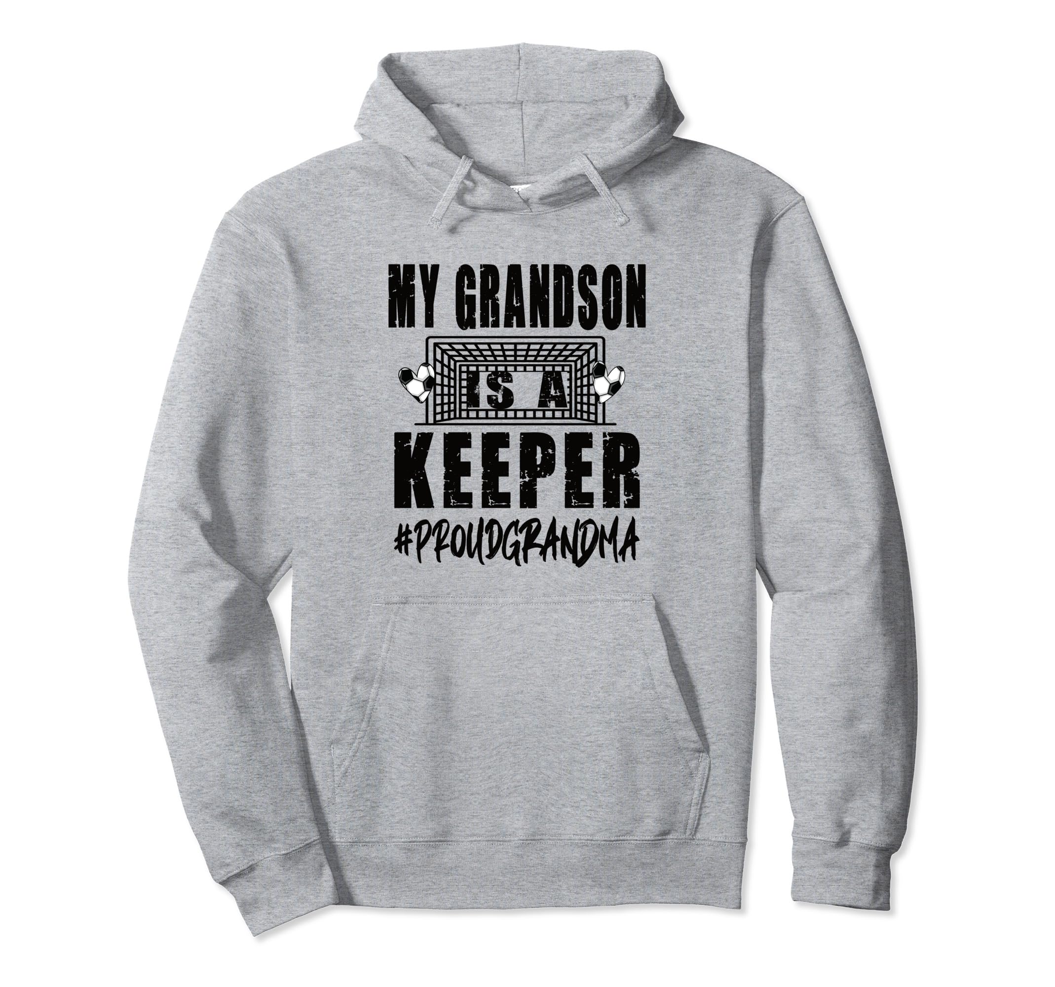 My Grandson Is Keeper Soccer Goalkeeper Hoodie - Custom Art Print Unisex - T-Shirt, Sweatshirt, Hoodie
