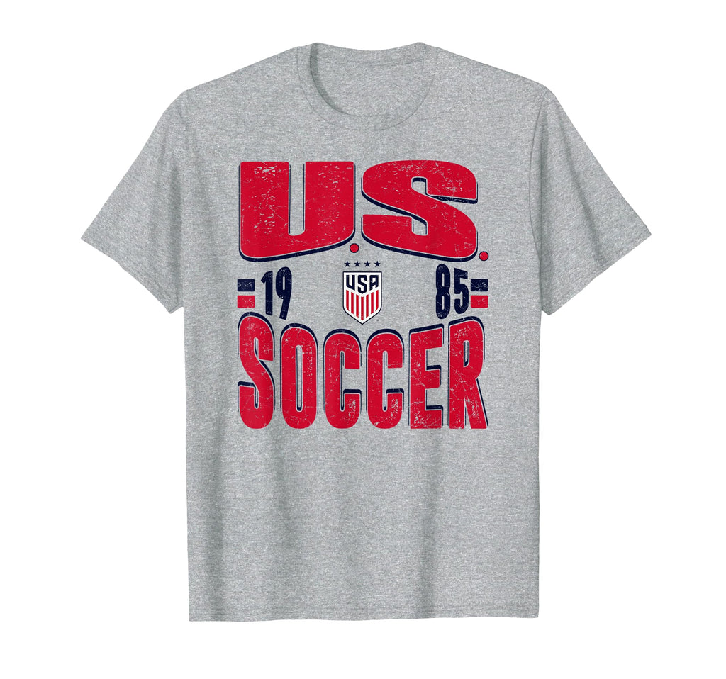 U S Soccer 1985 Gray Uswnt Officially T-Shirt - Graphic Print Unisex - T-Shirt, Sweatshirt, Hoodie