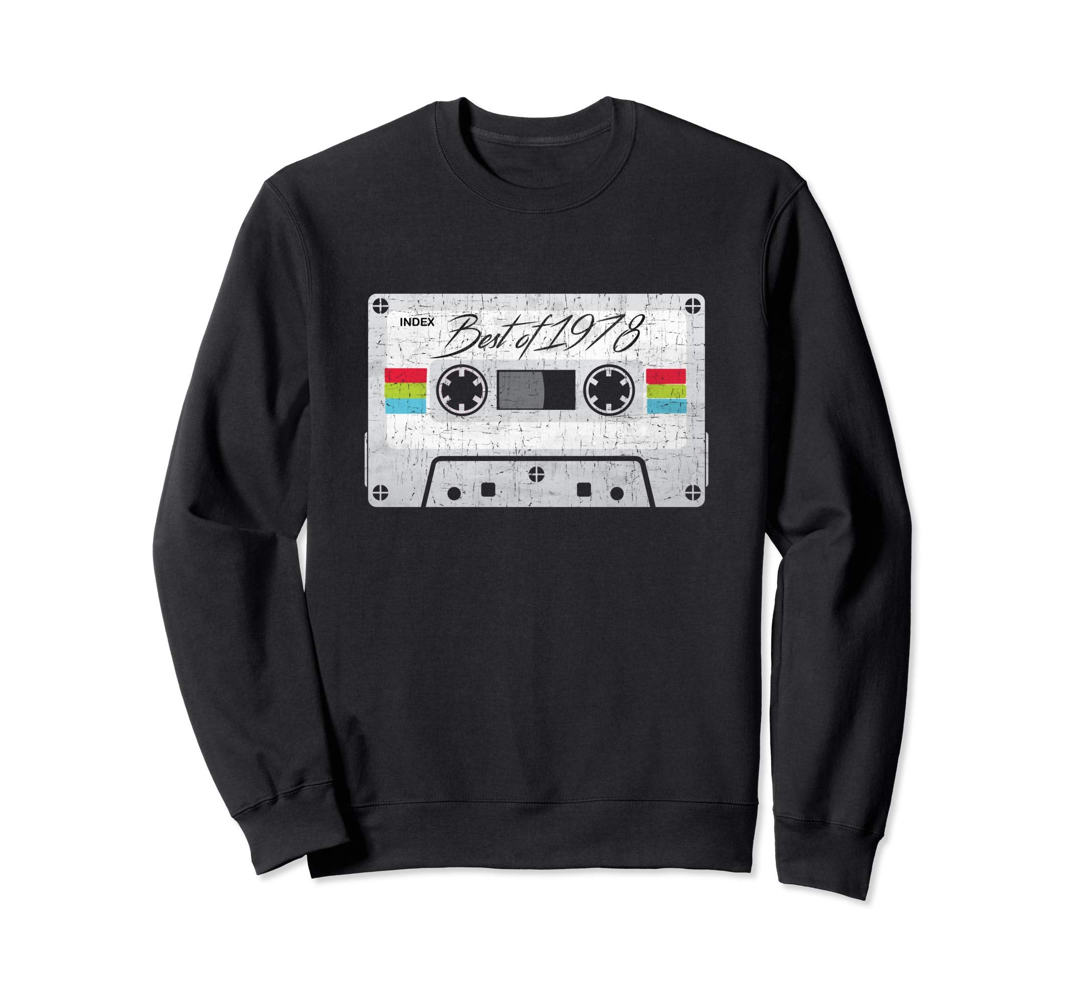 Best 1978 70S Mixed Tape Cassette Dj Sweatshirt - Trendy Graphic for Adults - T-Shirt, Sweatshirt, Hoodie