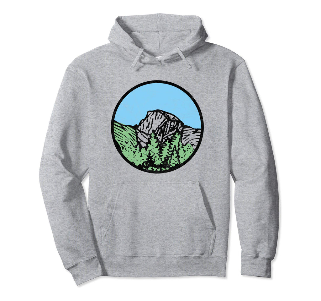 Minimalist Half Dome Yosemite National Park Hoodie - Novelty Apparel Unisex - T-Shirt, Sweatshirt, Hoodie