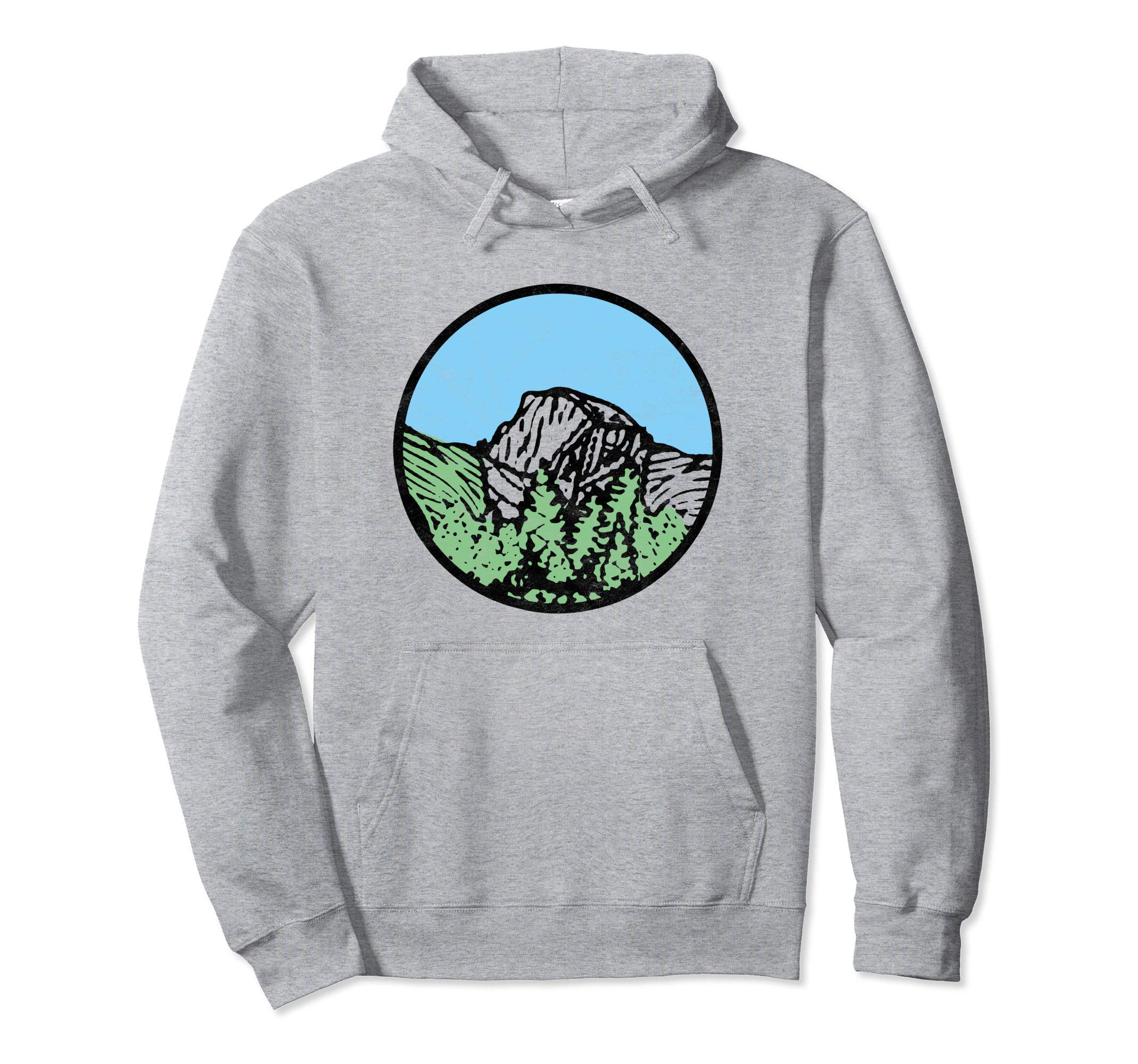 Minimalist Half Dome Yosemite National Park Hoodie - Novelty Apparel Unisex - T-Shirt, Sweatshirt, Hoodie