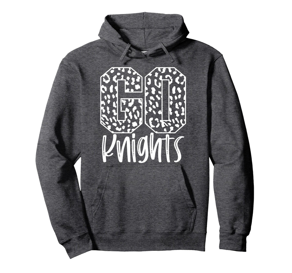 Knights Team Mascot School Spirit Game Hoodie - Graphic Print for Adults - T-Shirt, Sweatshirt, Hoodie