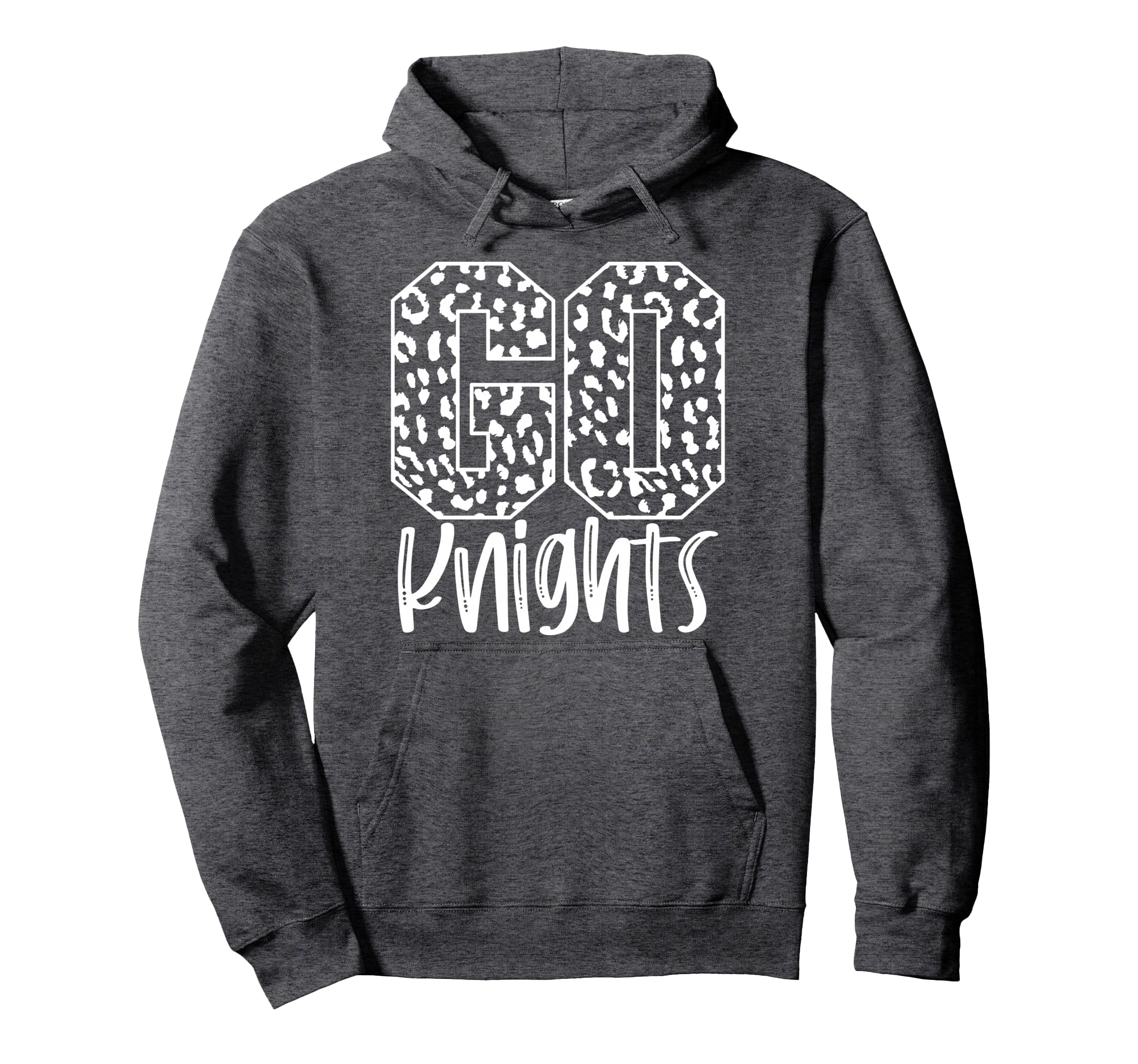 Knights Team Mascot School Spirit Game Hoodie - Graphic Print for Adults - T-Shirt, Sweatshirt, Hoodie