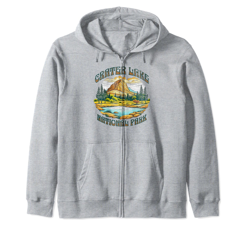 Crater Lake National Park Sweatshirt - Fun Novelty Design for Adults - T-Shirt, Sweatshirt, Hoodie