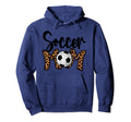 Soccer Mom Leopard Soccer Mama Hoodie - Custom Art Print for Adults - T-Shirt, Sweatshirt, Hoodie