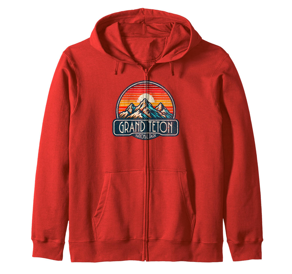 Grand Teton National Park Wyoming Usa Hoodie - Streetwear Style for Adults - T-Shirt, Sweatshirt, Hoodie