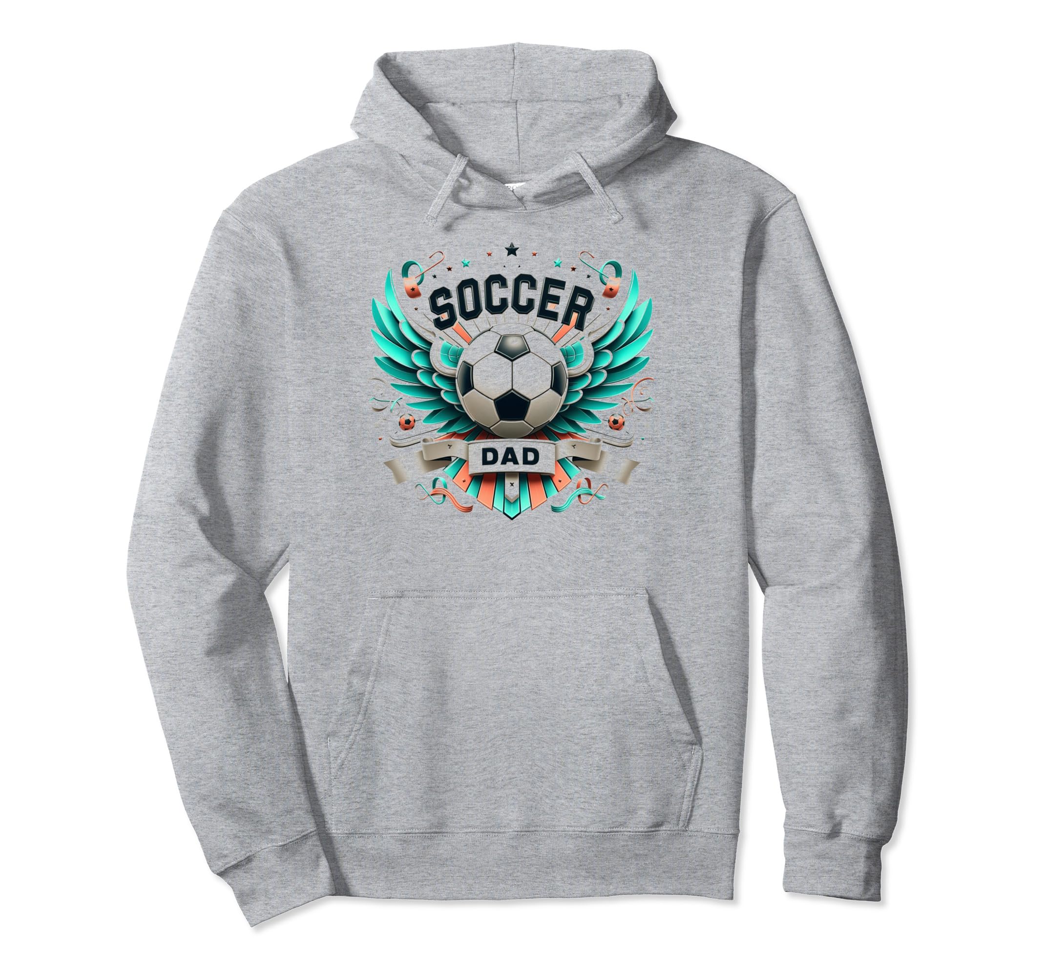 Soccer Dad Family Matching Dad Hoodie - Custom Art Print for Adults - T-Shirt, Sweatshirt, Hoodie