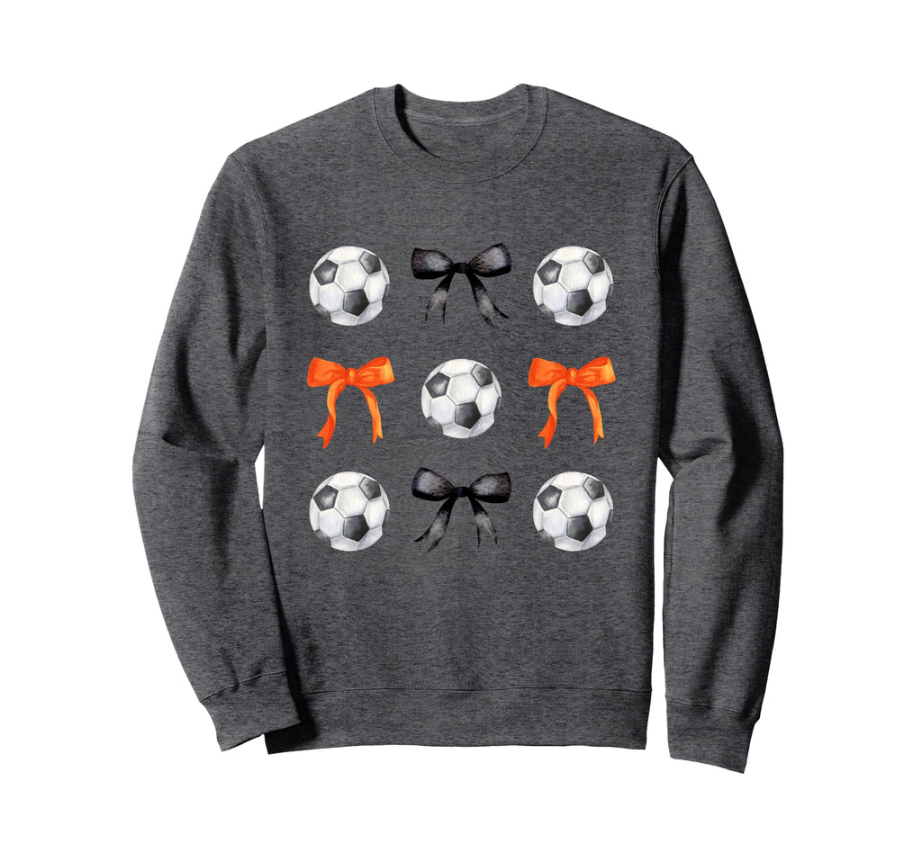 Basketballs Bows Soccer Player Sweatshirt - Unique Graphic for Adults - T-Shirt, Sweatshirt, Hoodie