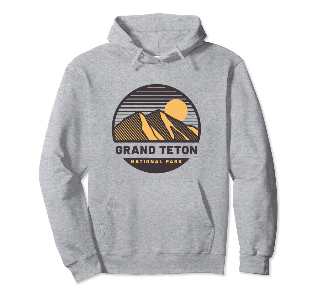 Grand Teton National Park Souvenir Gift Hoodie - Trendy Graphic Men Women - T-Shirt, Sweatshirt, Hoodie
