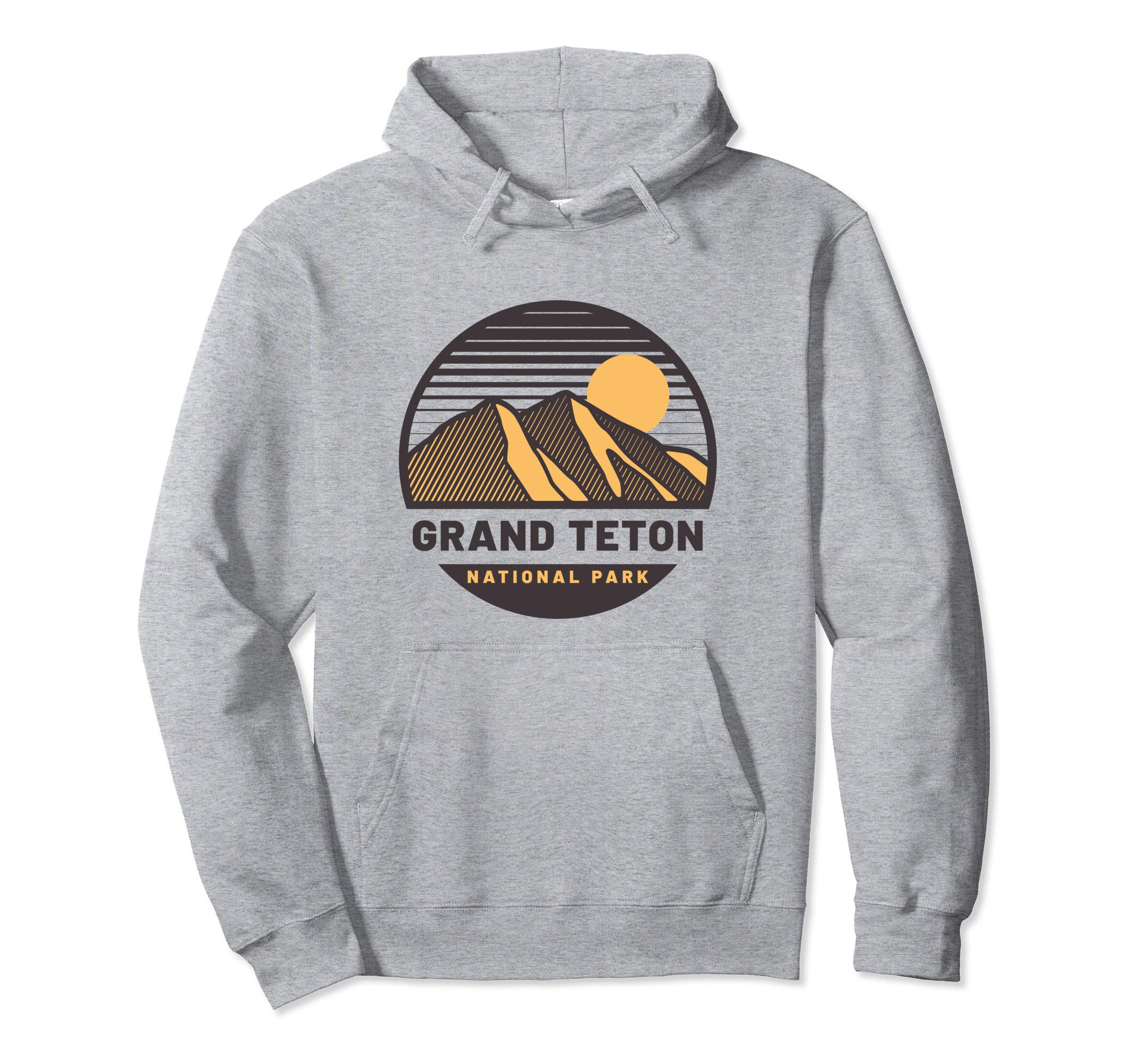 Grand Teton National Park Souvenir Gift Hoodie - Trendy Graphic Men Women - T-Shirt, Sweatshirt, Hoodie