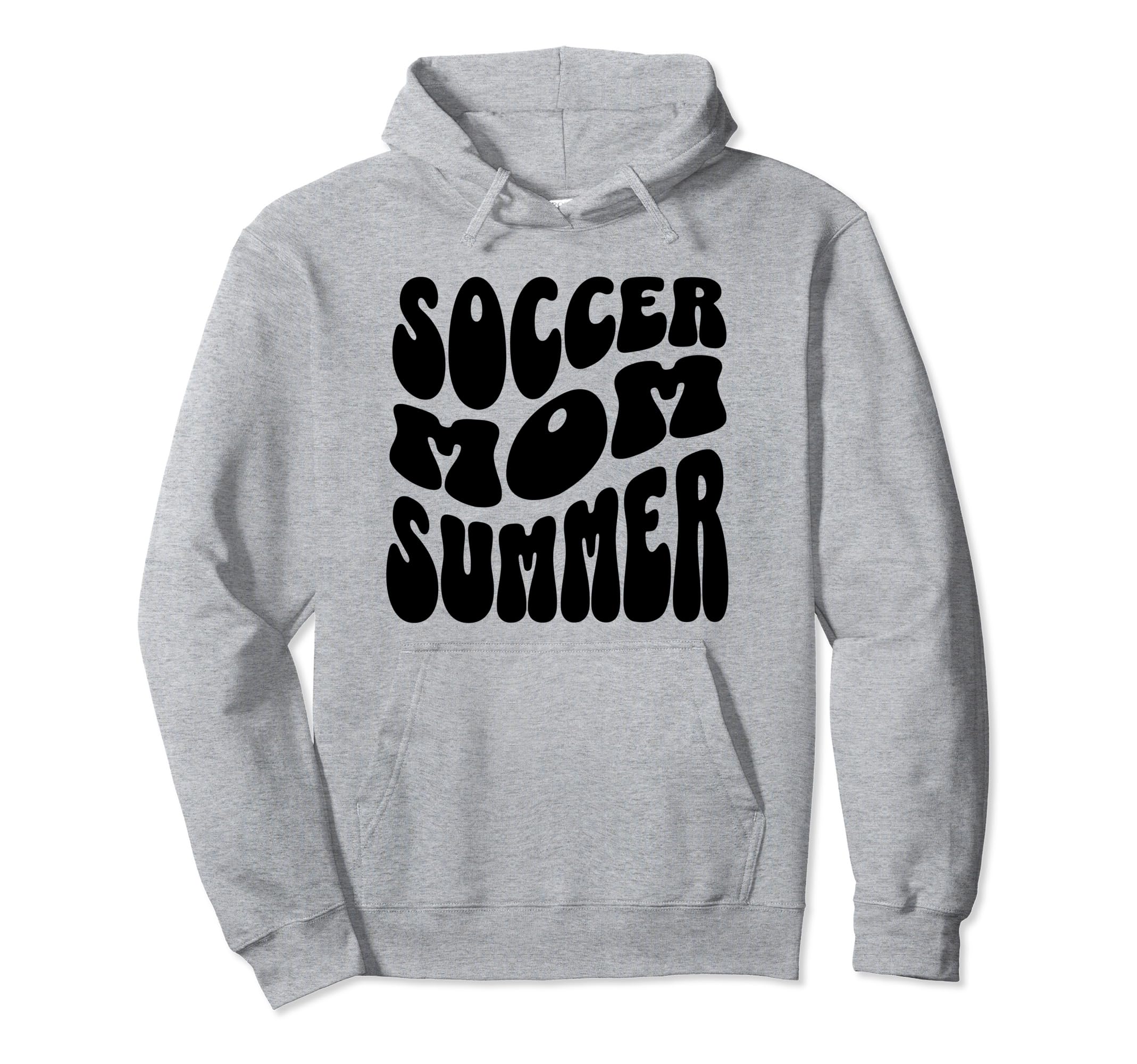 Soccer Mom Summer Groovy Mothers Day Hoodie - Aesthetic Graphic Unisex - T-Shirt, Sweatshirt, Hoodie