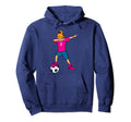 Dabbing Soccer Football Player Hoodie - Casual Everyday Wear for Adults - T-Shirt, Sweatshirt, Hoodie
