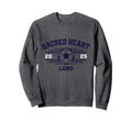 Sacred Heart Lions Soccer Ball Sweatshirt - Fun Novelty Design for Adults - T-Shirt, Sweatshirt, Hoodie