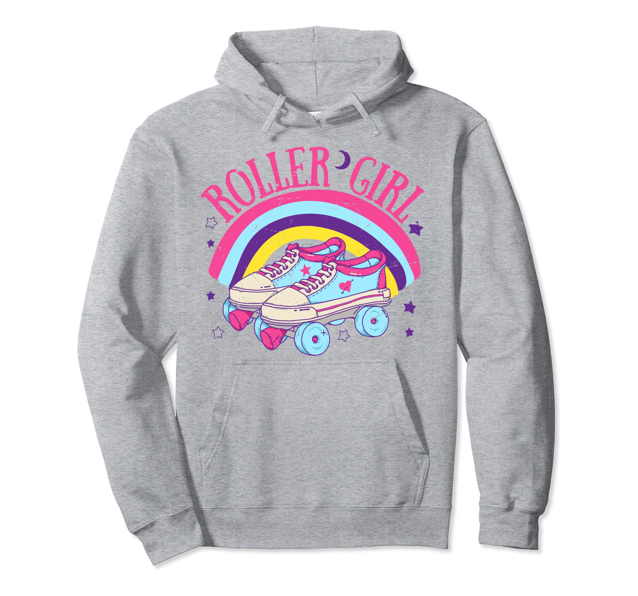 Roller Skater Skating 70S 80S Skates Hoodie - Trendy Graphic for Adults - T-Shirt, Sweatshirt, Hoodie