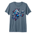Footballer Unicorn Fans Soccer Team T-Shirt - Streetwear Style Unisex - T-Shirt, Sweatshirt, Hoodie
