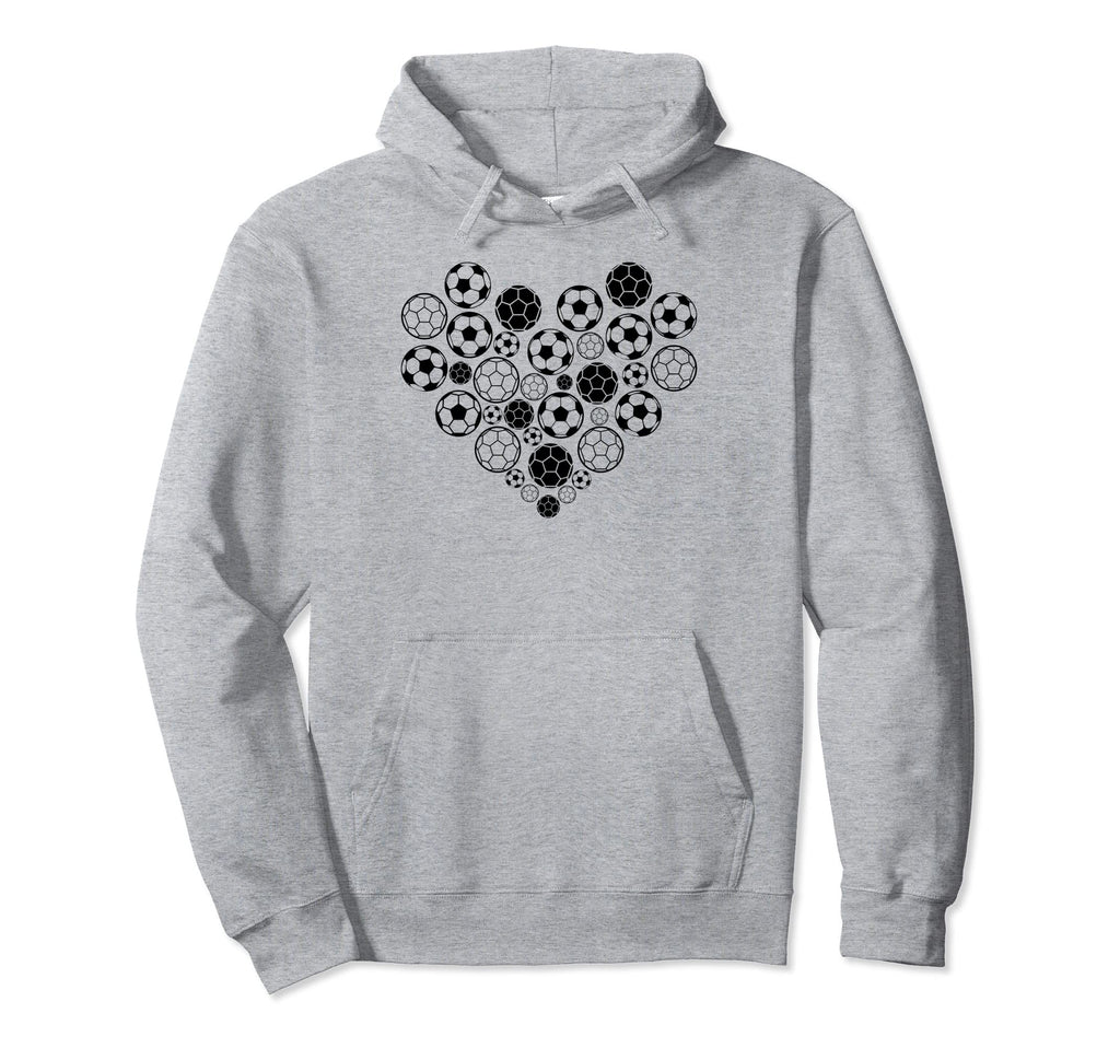 Soccer Heart Soccer Player Soccer Lover Hoodie - Novelty Apparel Unisex - T-Shirt, Sweatshirt, Hoodie