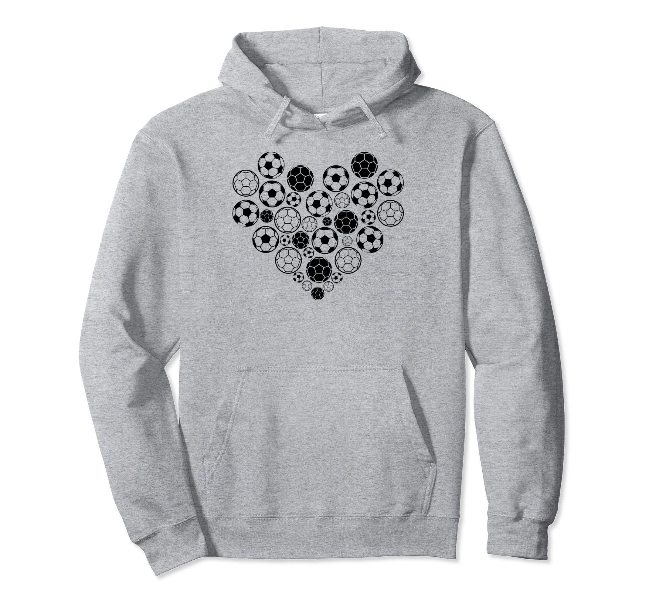 Soccer Heart Soccer Player Soccer Lover Hoodie - Novelty Apparel Unisex - T-Shirt, Sweatshirt, Hoodie
