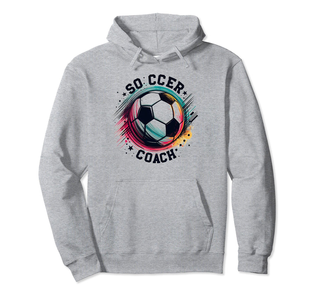 Soccer Coach Training Coaching Hoodie - Casual Everyday Wear for Adults - T-Shirt, Sweatshirt, Hoodie