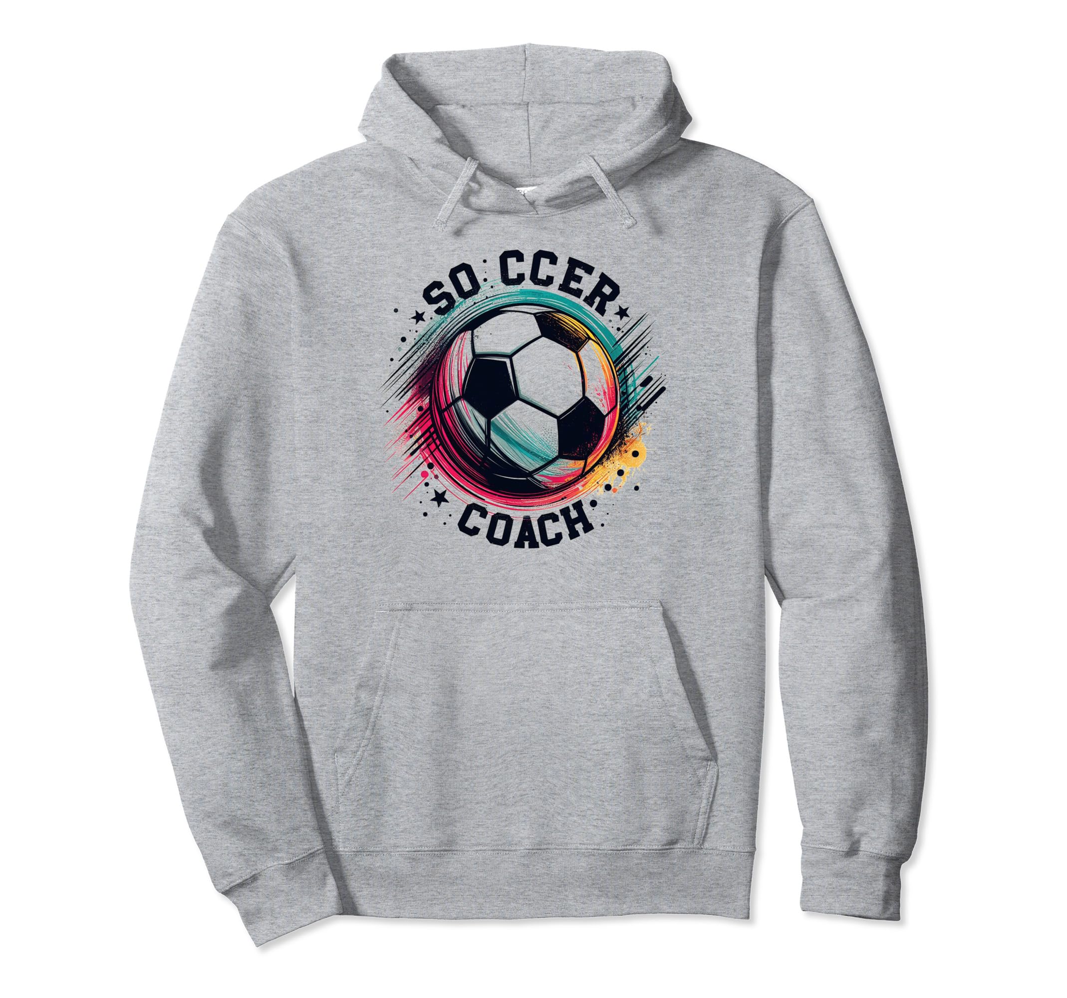 Soccer Coach Training Coaching Hoodie - Casual Everyday Wear for Adults - T-Shirt, Sweatshirt, Hoodie