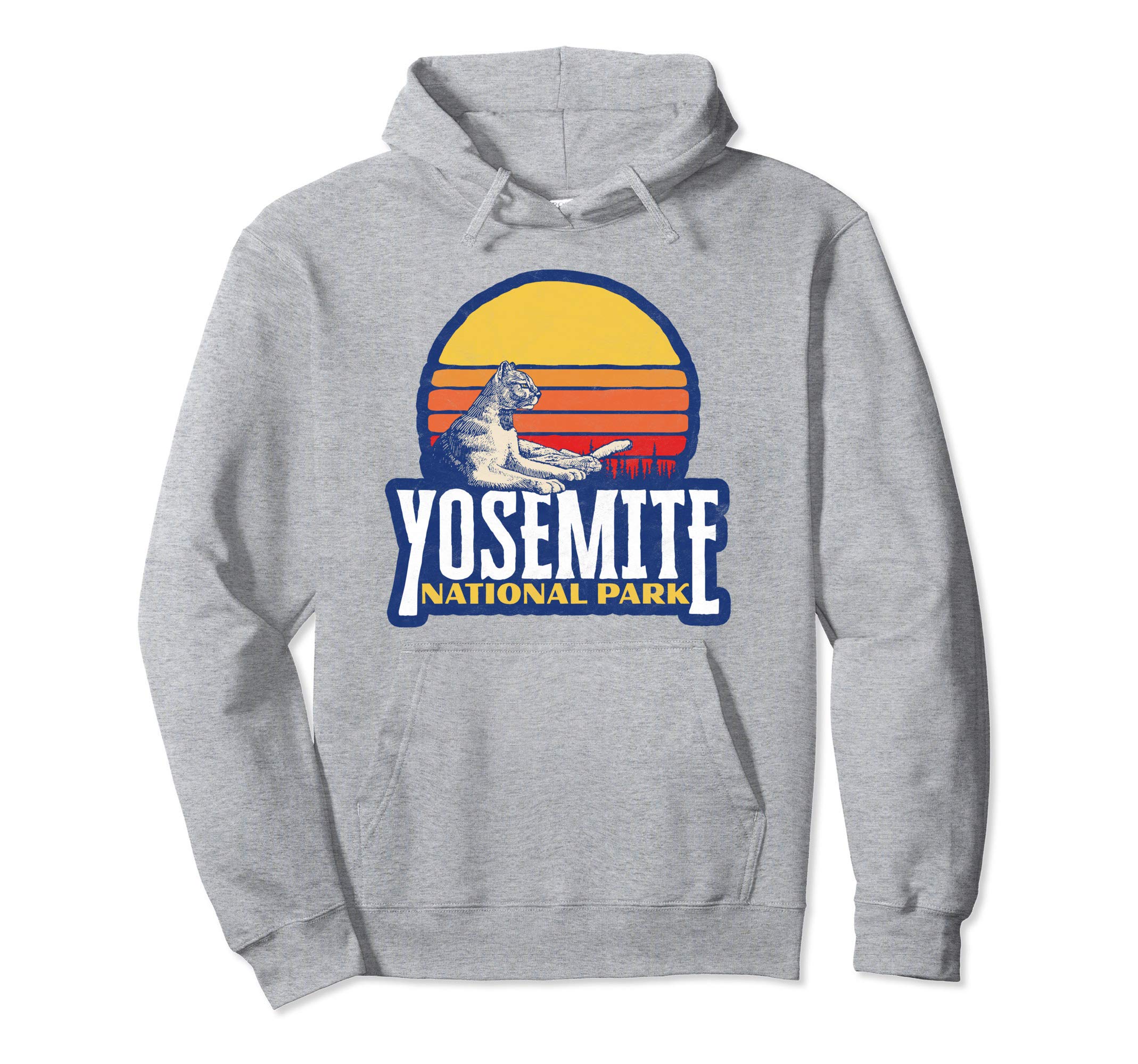 Yosemite National Park Mountain Lion Sun Hoodie - Streetwear Style Unisex - T-Shirt, Sweatshirt, Hoodie