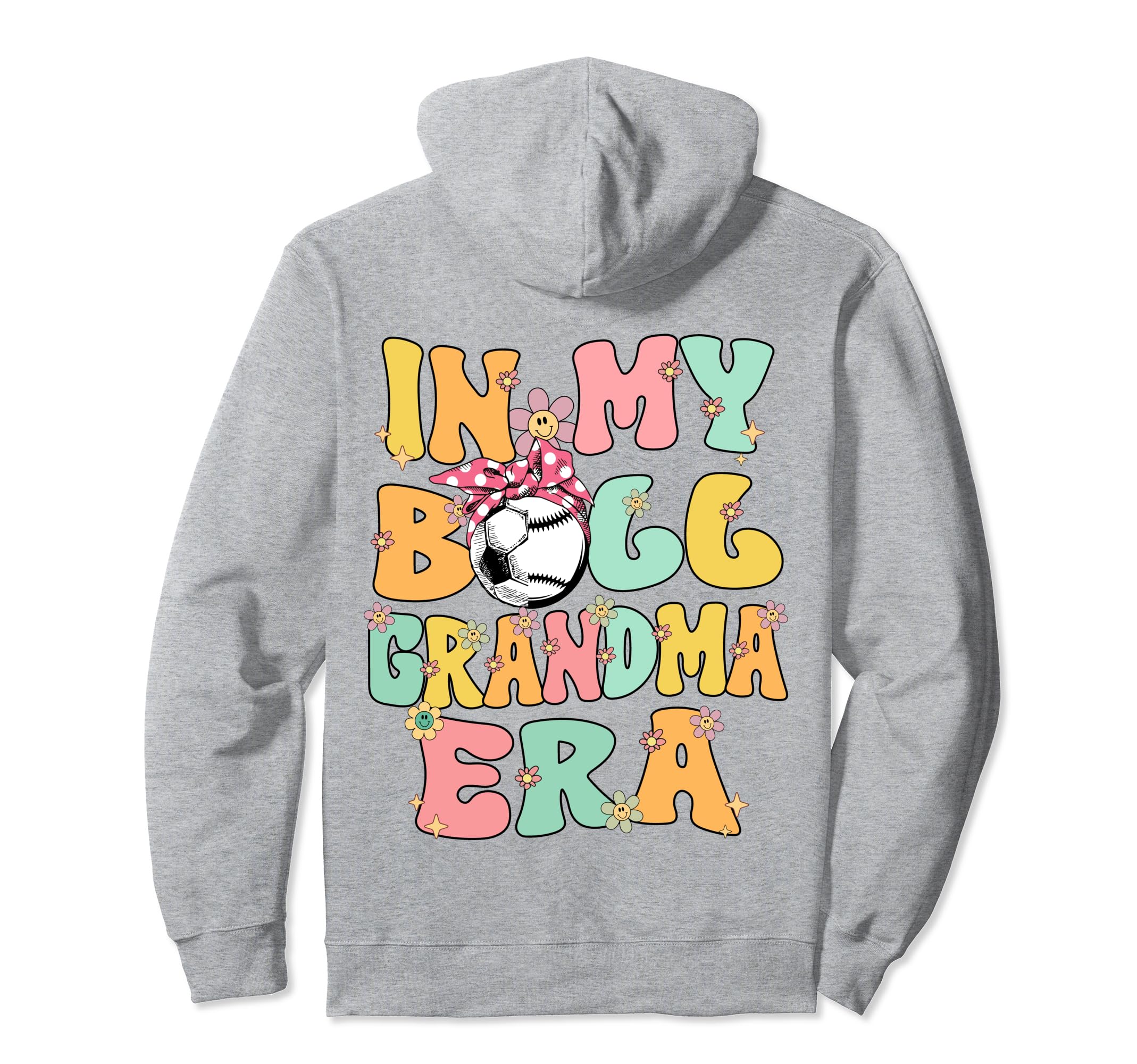 My Ball Grandma Era Groovy Baseball Hoodie - Fun Novelty Design Unisex - T-Shirt, Sweatshirt, Hoodie