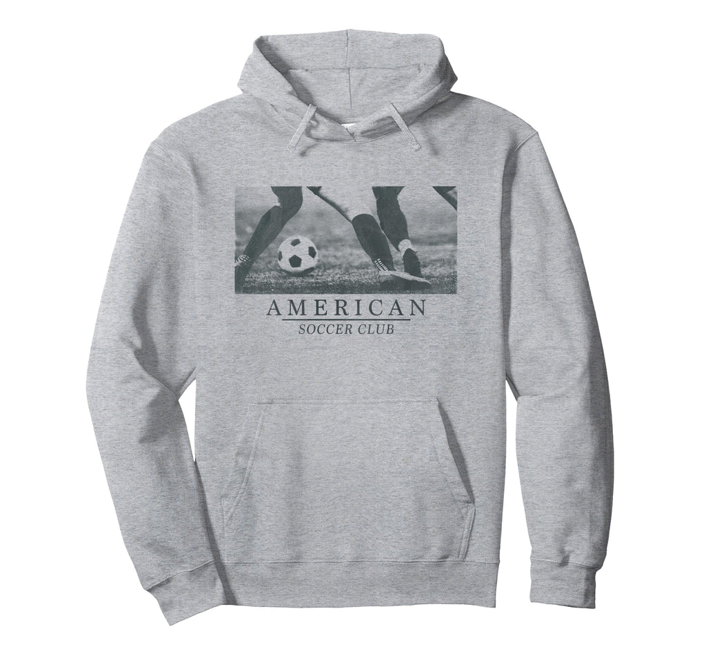 Trendy American Soccer Clun Hoodie - Minimalist Print for Adults - T-Shirt, Sweatshirt, Hoodie