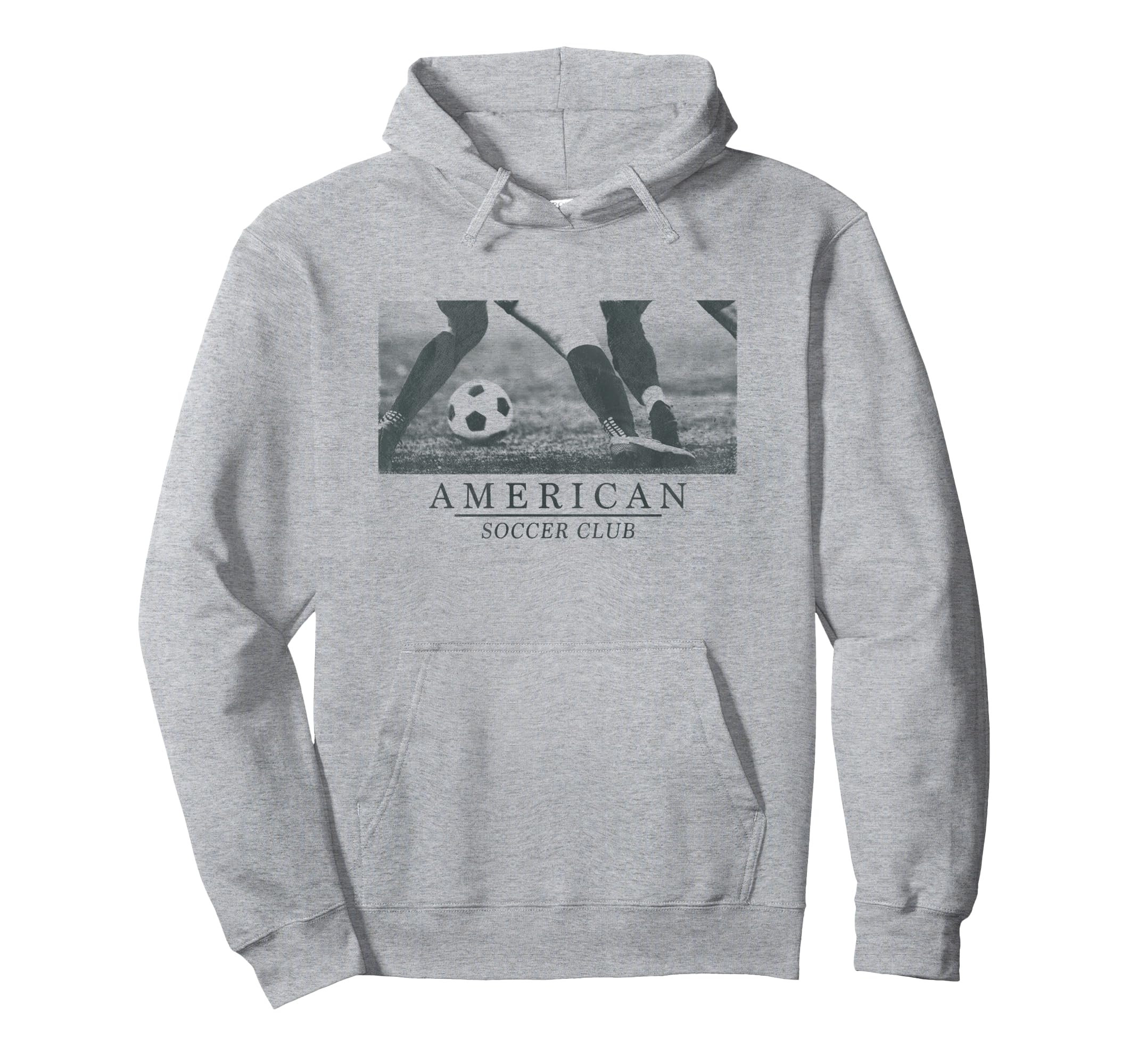 Trendy American Soccer Clun Hoodie - Minimalist Print for Adults - T-Shirt, Sweatshirt, Hoodie