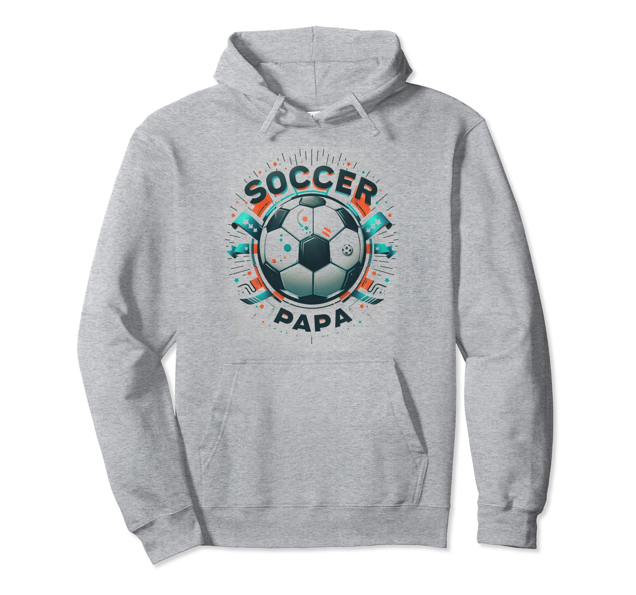 Soccer Papa Family Matching Dad Hoodie - Streetwear Style Men Women - T-Shirt, Sweatshirt, Hoodie