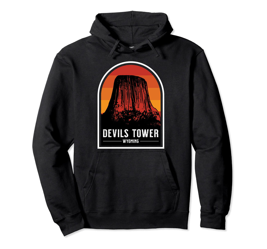 Devils Tower National Monument Wyoming Hoodie - Trendy Graphic for Adults - T-Shirt, Sweatshirt, Hoodie